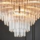 Lampa wisząca ENDON Lampa wisząca szklana Toulouse 104090 tuby nad stół nikiel 4
