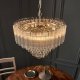 Lampa wisząca ENDON Lampa wisząca szklana Toulouse 104090 tuby nad stół nikiel 8