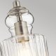 Lampa wisząca Kichler Szklana lampa nad wyspę Riviera KL-RIVIERA-P-B retro nikiel przezroczysta 3