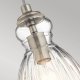 Lampa wisząca Kichler Wisząca lampa szklana Riviera KL-RIVIERA-P-C nikiel przezroczysta 3