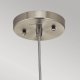 Lampa wisząca Kichler Lampa wisząca nad wyspę Riviera KL-RIVIERA-P-A retro szklana nikiel 4