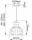 Lampa wisząca Kichler Lampa wisząca nad wyspę Riviera KL-RIVIERA-P-A retro szklana nikiel 8