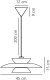 Lampa wisząca Nordlux Metalowa lampa wisząca do salonu CARMEN 2213603003 czarny 6