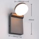 Kinkiet Trio Elewacyjna lampa ogrodowa Adour 245560142 LED 10W 2300-3000K IP44 antracyt 8
