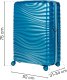 SwissBags Duża walizka SwissBags Cruise 75 cm turkusowy 11