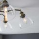 Lampa sufitowa ENDON Szklana lampa sufitowa Hansen 97248 Endon mosiądz przezroczysta 3