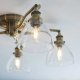 Lampa sufitowa ENDON Szklana lampa sufitowa Hansen 97248 Endon mosiądz przezroczysta 5