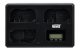 Ładowarka do aparatu Nitecore Ładowarka trójkanałowa Newell TT-USB-C do akumulatorów EN-EL15 do Nikon 2