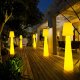 Lampa podłogowa Step into Design Stojąca lampa grzybek z pilotem Gardena ES-DC007 LED 5W RGBW IP65 biała 6