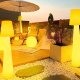 Lampa podłogowa Step into Design Stojąca lampa grzybek z pilotem Gardena ES-DC007 LED 5W RGBW IP65 biała 7