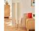 Lampa podłogowa Atmosphera Lampa podłogowa tekstylny klosz RAFA drewniane nogi, Ø 24 x 107 cm 7
