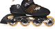 Rolki K2 Rolki fitness damskie Alexis 80 Czarno-biało-pomarańczowe r. 41.5 2