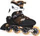 Rolki K2 Rolki fitness damskie Alexis 80 Czarno-biało-pomarańczowe r. 41.5 6