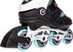 Rolki K2 Rolki fitness damskie Alexis 80 ALU Biało-czarno-niebieskie r. 40.5 10