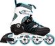 Rolki K2 Rolki fitness damskie Alexis 80 ALU Biało-czarno-niebieskie r. 40.5 1
