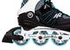 Rolki K2 Rolki fitness damskie Alexis 80 ALU Biało-czarno-niebieskie r. 40.5 2