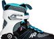 Rolki K2 Rolki fitness damskie Alexis 80 ALU Biało-czarno-niebieskie r. 40.5 4