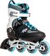 Rolki K2 Rolki fitness damskie Alexis 80 ALU Biało-czarno-niebieskie r. 40.5 5