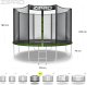 Trampolina ogrodowa Zipro Jump Pro z siatką zewnętrzną 10FT 312cm 9