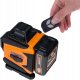 Rosfix LASER KRZYŻOWY POZIOMICA 360 16L STATYW WYZNACZANIE SKOSÓW 2x AKU USB 4