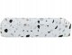 Umywalka Beliani Nablatowa ceramiczna 61 x 35 cm biała z efektem lastryko NULES (509785 Bel) 1