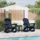 vidaXL Fotele bujane Adirondack 2 pcs Ciemnoniebieski HDPE (3335835 VidaXL) 5