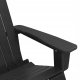 vidaXL Fotele bujane Adirondack 2 pcs Czarny HDPE (3335836 VidaXL) 3