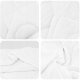 vidaXL Kołdra Inny z poduszką 3 pcs Biały 260 x 220 cm Mikrofibra Lumarko! 4