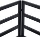 vidaXL Zestaw Sof na Ogród z poduszką 5 pcs Czarny Aluminium Lumarko! 4