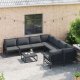vidaXL Sof na Ogród 9 pcs Antracyt Stal Lumarko 3