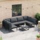 vidaXL Sof na Ogród 6 pcs Antracytowy Stal Lumarko 3