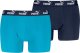 Puma Bokserki męskie Puma Elements Basic 2P niebieskie,granatowe 938753 08 2XL 1