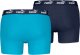 Puma Bokserki męskie Puma Elements Basic 2P niebieskie,granatowe 938753 08 2XL 2