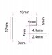 Ramka Focus Ivy Black 20x30 4