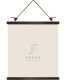 Focus Poster Hanger Magnetic Walnut 31cm 1