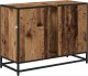vidaXL vidaXL Szafka Łazienkowa z półką Stare drewno 80 x 33 x 60 cm 8