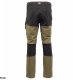 Polstar AISP - TRAIL spodnie do pasa 4WAY stretch podwójne potrójne szwy szyte mocną nicią 280 g/m2 wzmocnione kieszenie na komórkę dokumenty - khaki 102 28