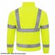 JHK FLRA 340 - bluza polarowa unisex, gruba posiada bardzo dobre właściwości cieplne - niebieski royal-czarny 5XL 33
