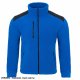 JHK FLRA 340 - bluza polarowa unisex, gruba posiada bardzo dobre właściwości cieplne - niebieski royal-czarny 5XL 10