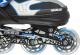 Rolki PowerBlade Rolki regulowane z wymienną płozą na łyżwy X-One niebieskie r. 30-33 5