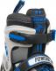 Rolki PowerBlade Rolki regulowane z wymienną płozą na łyżwy X-One niebieskie r. 30-33 9