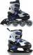 Rolki PowerBlade Rolki regulowane z wymienną płozą na łyżwy X-One niebieskie r. 30-33 11