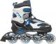 Rolki PowerBlade Rolki regulowane z wymienną płozą na łyżwy X-One niebieskie r. 30-33 1