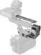 SmallRig SmallRig 4830, Mounting plate, Black, Aluminium, Silicone, Stainless steel, 1/4-20, 3/8-16", Sony FX3 / FX30 XLR Handle, 124.8 mm 3