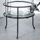 Vilde STOJAK POD SŁÓJ SŁOIK Z KRANIKIEM METALOWY CZARNY 20 CM VILDE 229071 2