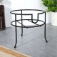 Vilde STOJAK POD SŁÓJ SŁOIK Z KRANIKIEM METALOWY CZARNY 20 CM VILDE 229071 1