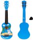 Multistore Gitara ukulele dla dzieci drewniana 4 struny nylonowe kostka do gry ECOTOYS EDUKAMP 1