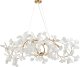 Lampa wisząca Step into Design Dekoracyjna lampa wisząca Botanika XY080P-120 Step liście ceramika biały złoty 1