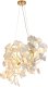 Lampa wisząca Step into Design Dekoracyjna lampa wisząca Botanika XY080P-120 Step liście ceramika biały złoty 3