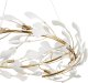 Lampa wisząca Step into Design Wisząca lampa BOTANIKA XY080P-80 Step do jadalni glamour biała złota 6